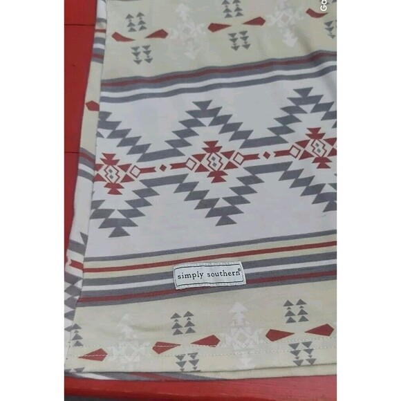 ! Western, Aztec , Ruffle Sleeve Dress - Picture 6 of 8